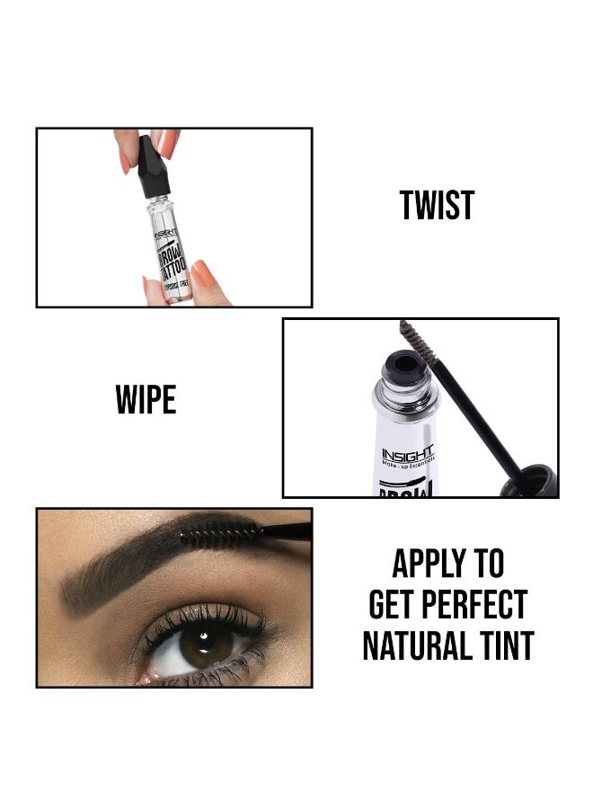 INSIGHT Cosmetics Brow Tattoo - Black|Natural Finsh|Long Lasting|Smudge Free|Transferproof|Sculpts & Defines-5 g - Image 4